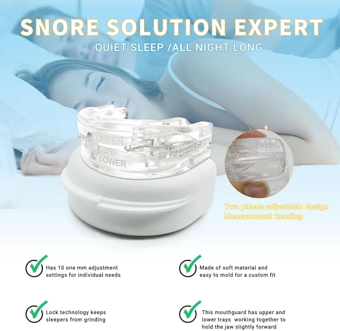 Griqos™ Anti Snoring Mouthpiece - Say goodbye to sleepless nights